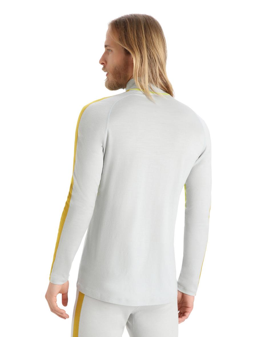 Icebreaker Merino 200 Sonebula Long Sleeve High Neck Thermal Top Miesten Base Layers Minttu | FI 1345VRWD